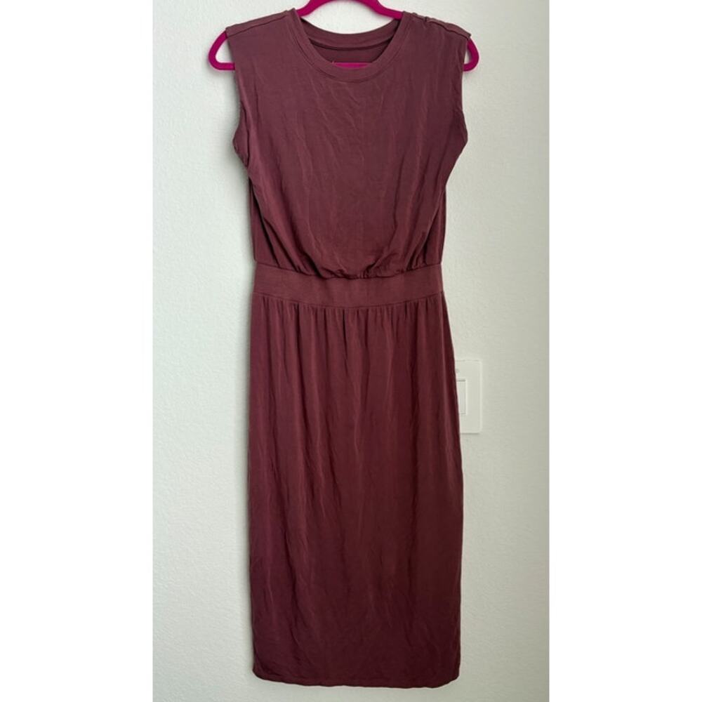 NWOT Womens Athleta Santorini Cinch Slip Midi Dress Size Small - Picture 2 of 7